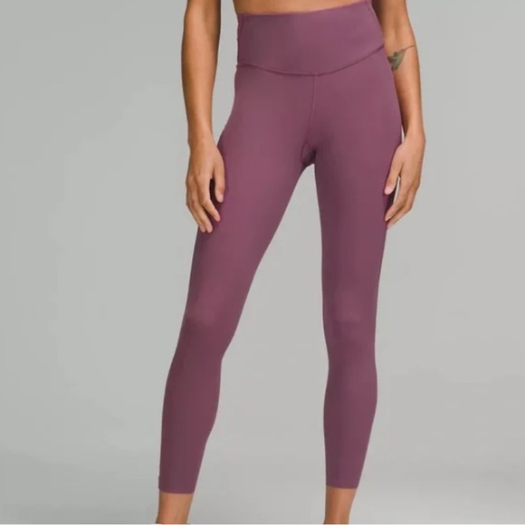 lululemon athletica Pants - Lululemon Base Pace High-Rise Tight 28” Size 6 Vintage Plum